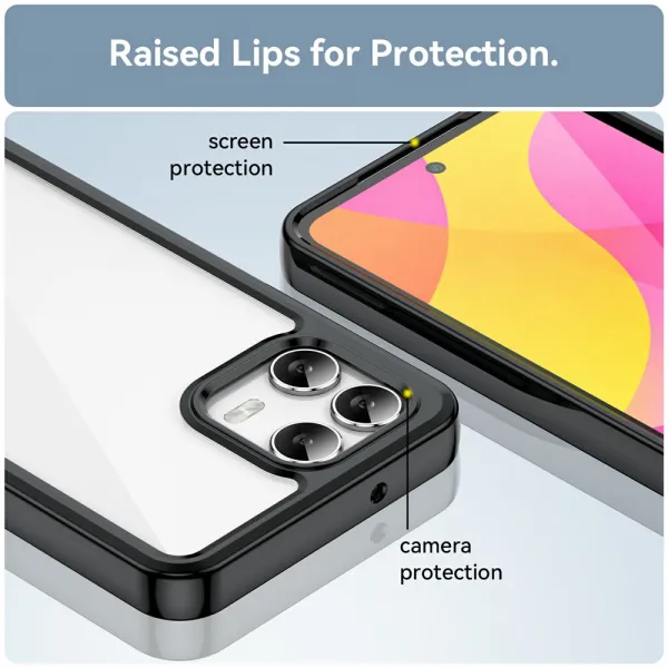 CRYSTAL Ochranný kryt pre T Phone 3 Pro čierny