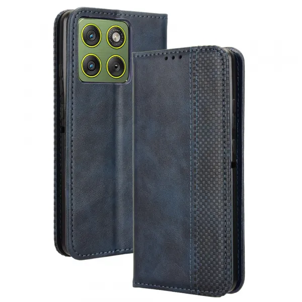 BUSINESS Peňaženkové puzdro pre Motorola Edge 70 modré