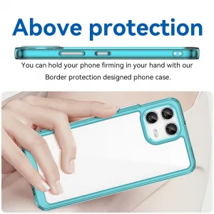 CRYSTAL Ochranný kryt pre T Phone 3 Pro tyrkysový