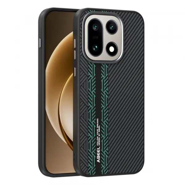 ABEEL RELIEF Ochranný obal pre OnePlus 15 BLACK-GREEN