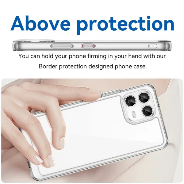 CRYSTAL Ochranný kryt pre T Phone 3 Pro priehľadný