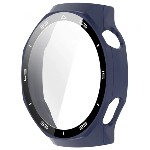 PC FULL COVER Plastový kryt so sklom pre Huawei Watch GT 6 Pro 46mm modrý