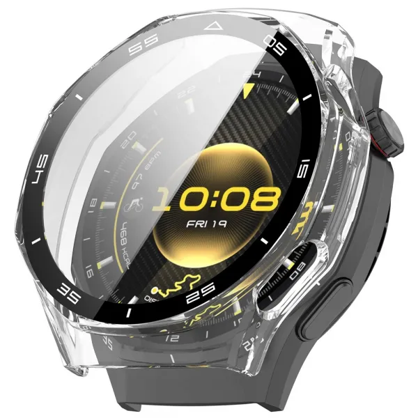 PC FULL COVER Plastový kryt so sklom pre Huawei Watch GT 6 Pro 46mm priehľadný