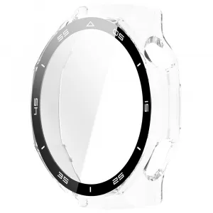 PC FULL COVER Plastový kryt so sklom pre Huawei Watch GT 6 Pro 46mm priehľadný