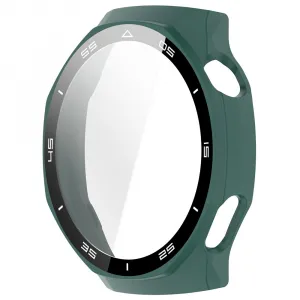 PC FULL COVER Plastový kryt so sklom pre Huawei Watch GT 6 Pro 46mm zelený