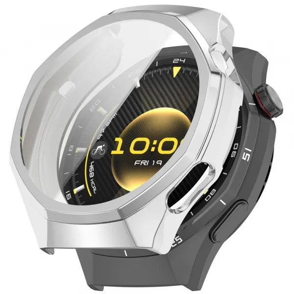 TPU FULL COVER Kryt pre Huawei Watch GT 6 Pro 46mm strieborný