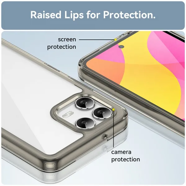 CRYSTAL Ochranný kryt pre T Phone 3 Pro šedý
