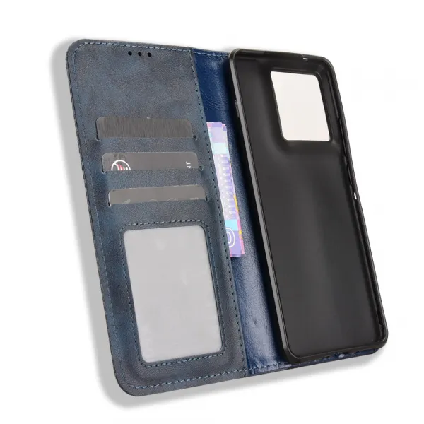BUSINESS Peňaženkové puzdro pre Motorola Edge 70 modré
