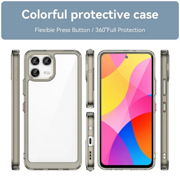 CRYSTAL Ochranný kryt pre T Phone 3 Pro šedý