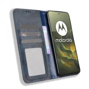 BUSINESS Peňaženkové puzdro pre Motorola Edge 70 modré