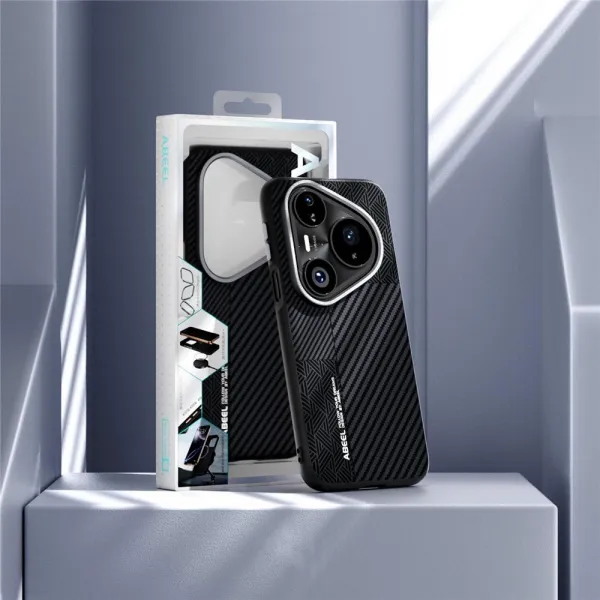 ABEEL RELIEF Ochranný kryt pre Huawei Pura 80 Ultra BLACK