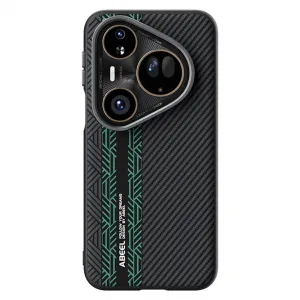 ABEEL RELIEF Ochranný kryt pre Huawei Pura 80 Ultra BLACK-GREEN