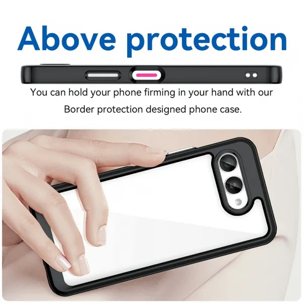 CRYSTAL Ochranný kryt pre T Phone 3 čierny