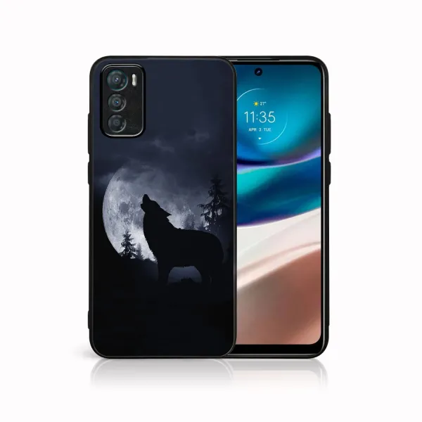 MY ART Ochranný kryt pre Motorola Moto G42 WOLF (247)