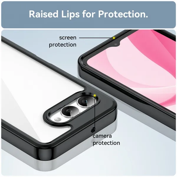 CRYSTAL Ochranný kryt pre T Phone 3 čierny