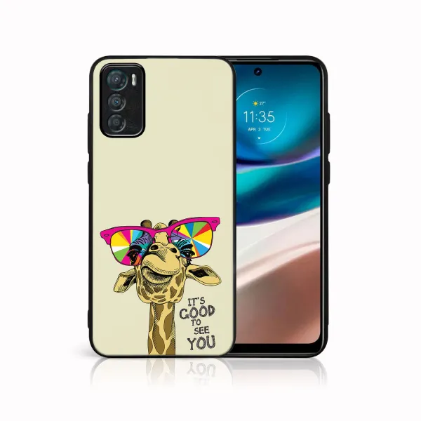 MY ART Ochranný kryt pre Motorola Moto G42 GIRAFFE (180)