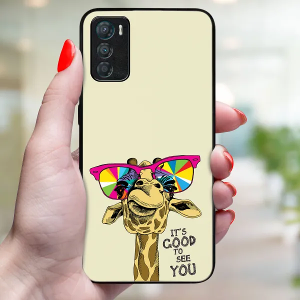 MY ART Ochranný kryt pre Motorola Moto G42 GIRAFFE (180)
