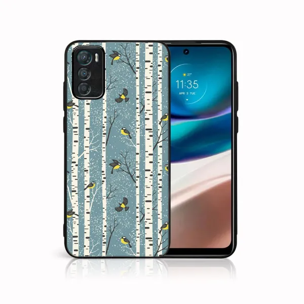 MY ART Kryt s vianočným dizajnom Motorola Moto G42 BIRCH (072)