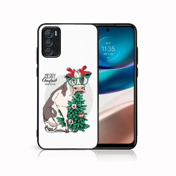 MY ART Kryt s vianočným dizajnom Motorola Moto G42 MERRY CHRISTMAS (074)
