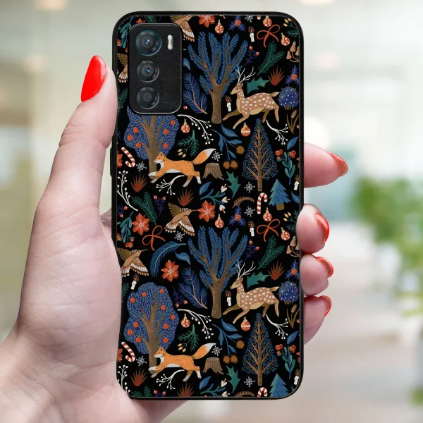 MY ART Kryt s vianočným dizajnom Motorola Moto G42 WINTER (071)