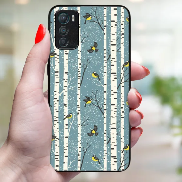 MY ART Kryt s vianočným dizajnom Motorola Moto G42 BIRCH (072)