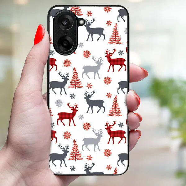 MY ART Kryt s vianočným dizajnom OnePlus Nord CE 5 5G DEER (068)
