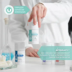 Soaphoria Dermacare+ 24h organický dezodorant s prebiotikami a probiotikami - green tea & opuntia