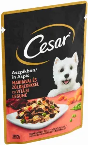 CESAR Kapsička jemné hovädzie so zeleninou v želé 100g