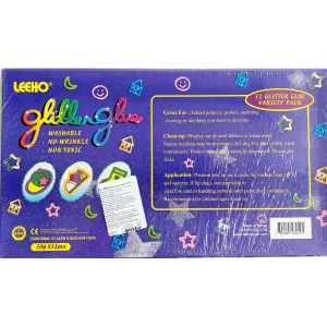 Glitrované lepidlá 31 ks-MOVEO