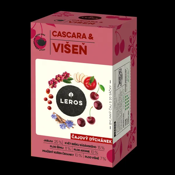 LEROS ČAJOVÁ CHVÍĽKA VIŠŇA & CASCARA