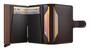 Kožená mini peňaženka Secrid Miniwallet Original Chocolate