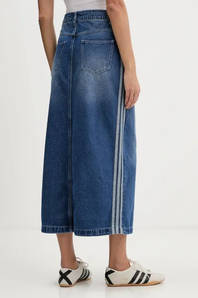 adidas Adicolor 3-Stripes Denim Pencil Skirt W "Indigo Denim" (JW2658)