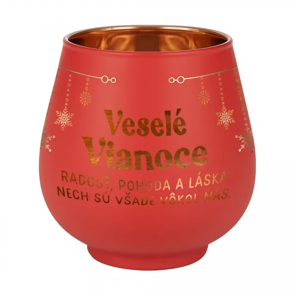 Zrkadlový svietnik - Veselé Vianoce ALBI