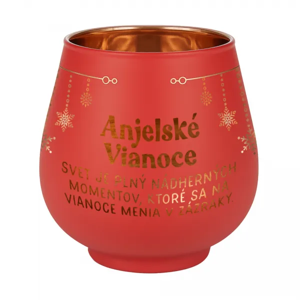 Zrkadlový svietnik - Anjelské Vianoce ALBI