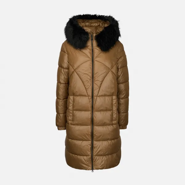 Hnedá dámska parka Geox Backsie