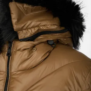 Hnedá dámska parka Geox Backsie