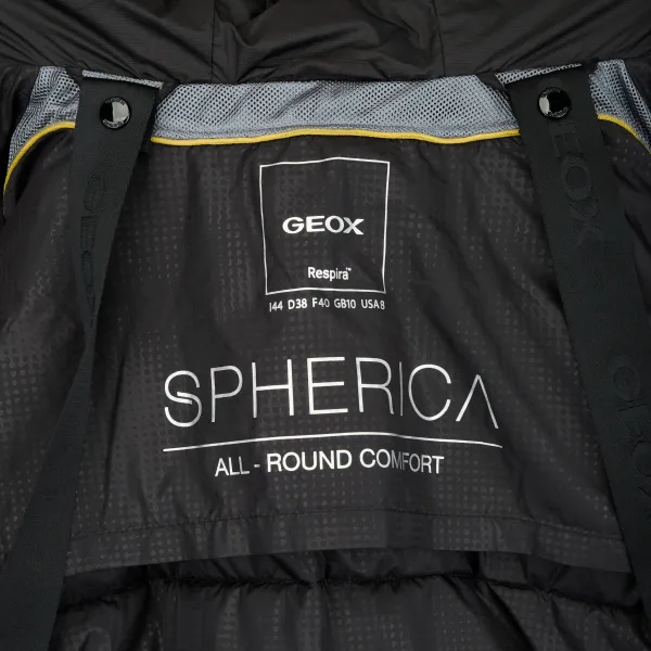 Čierna dámska bunda Geox Spherica