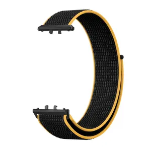 NYLON Remienok pre Samsung Galaxy Fit3 čierny-žltý