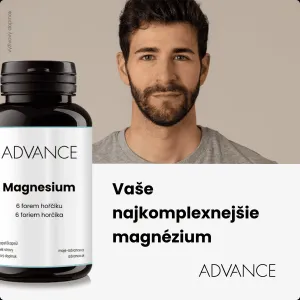 ADVANCE Magnesium 6 foriem horčíka 90 kapsúl