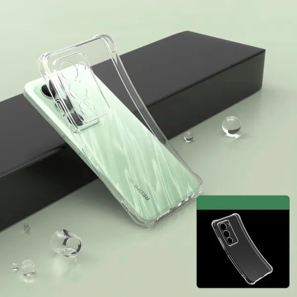 Tech-Protect FlexAir kryt na Xiaomi Redmi 15 4G / 5G, priesvitný