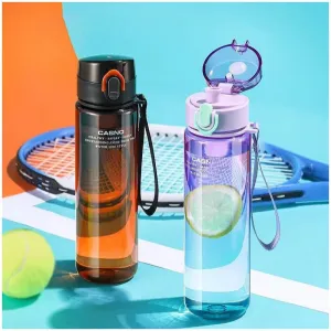 Livefy fľaša na vodu Hydra 560ml, čierna / oranžová