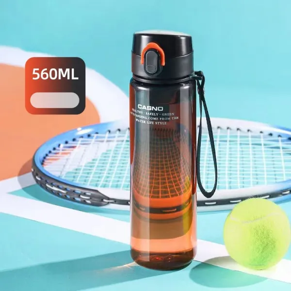 Livefy fľaša na vodu Hydra 560ml, čierna / oranžová