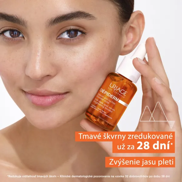 Uriage Dépiderm Anti-dark spot brightening booster serum zosvetľujúce korekčné sérum proti pigmentovým škvrnám pre rozjasnenie pleti 30 ml