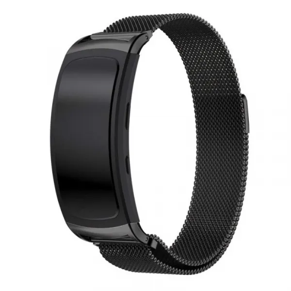 BStrap Milanese remienok na Samsung Gear Fit 2, black (SSG004C01)