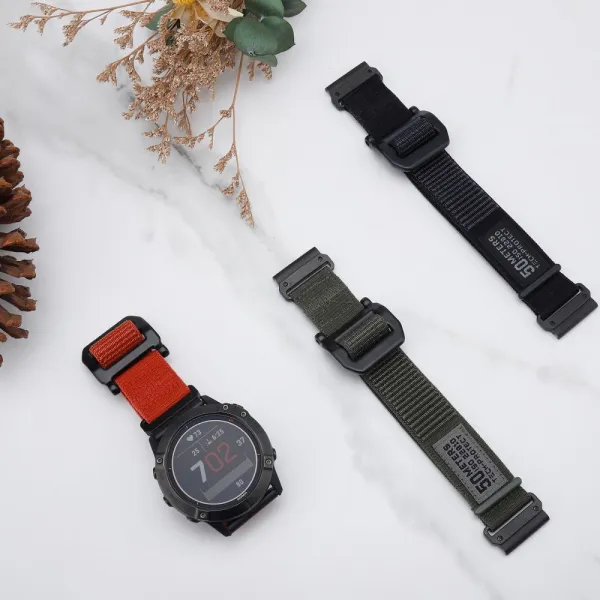 Tech-Protect Scount remienok na Garmin Fenix 5 / 6 / 6 Pro / 7 / 8 47mm / E, military green