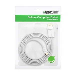 Ugreen MM139 kábel USB-C / DisplayPort 4K 1.5m, biely (MM139)