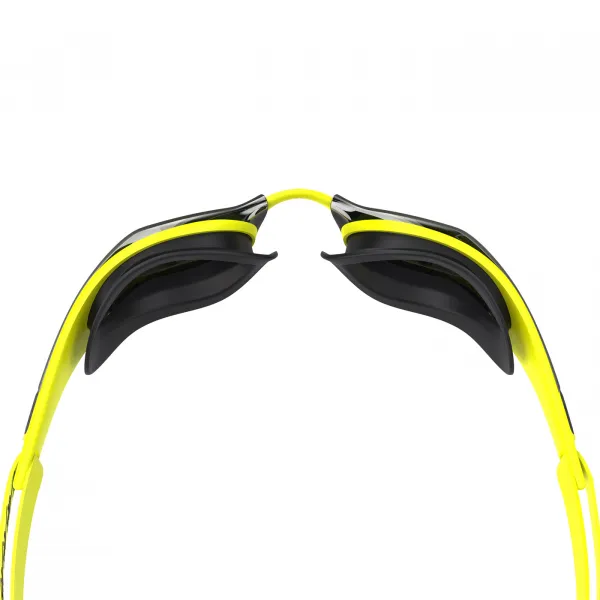 Plavecké okuliare speedo fastskin pure focus mirror žlto/čierna