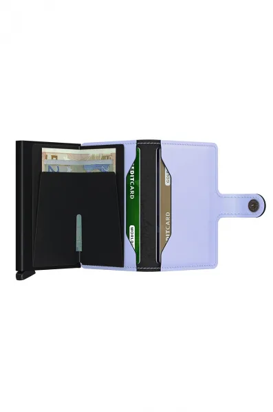 Kožená mini peňaženka Secrid Miniwallet Matte Lilac-Black