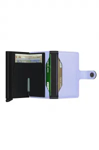 Kožená mini peňaženka Secrid Miniwallet Matte Lilac-Black
