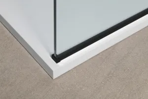 MODULAR SHOWER BLACK jednodílná zástěna pevná k instalaci na zeď, 800 mm MS1-80B